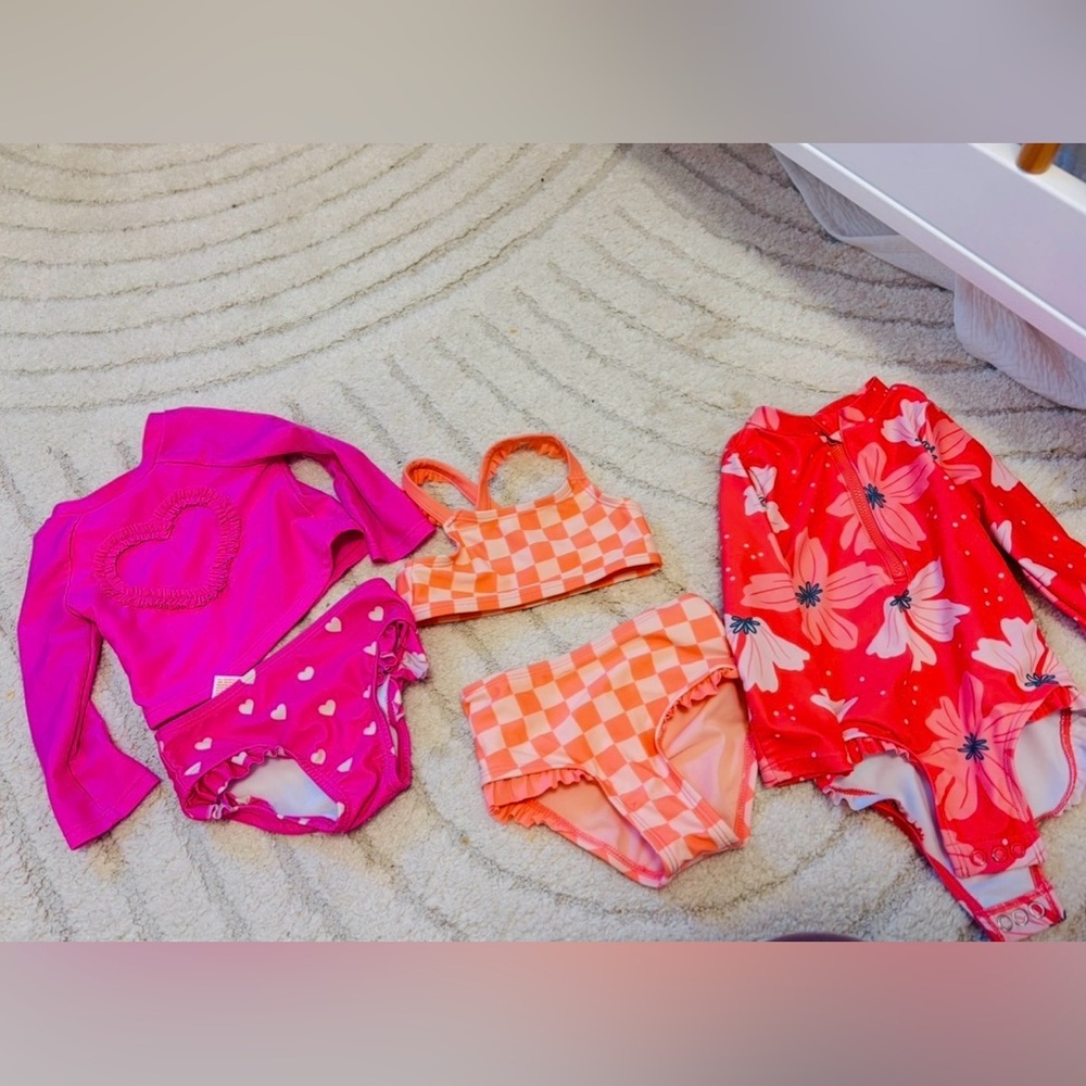 Three Baby Girl 12 Month Bathing Suits